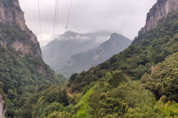 Vista del valle desde la Ruta de Castro